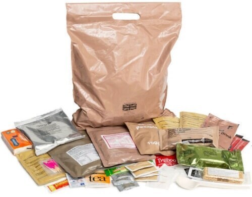 British army ration packs 24hr - army,