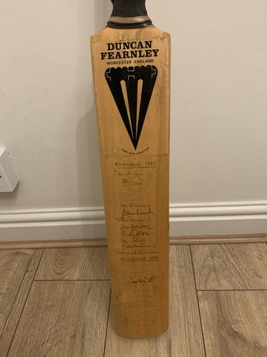 Duncan fearnley signed cricket - duncan,