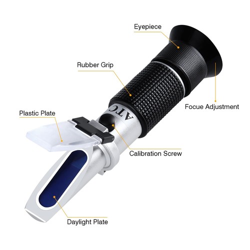 Atc wine refractometer - wine, 0–40%
