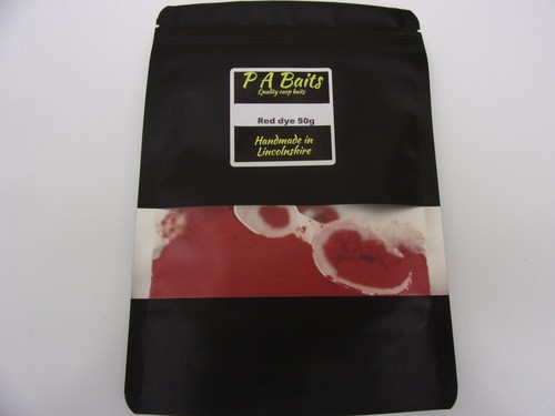 Red bait dye 50g boilie