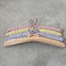 Vintage  Padded Hangers x 4 