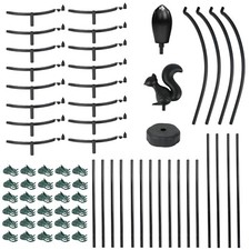 Garden Obelisk Climbing Plant Support Frame Trellis Adjustable Height 0.7m-1.45m