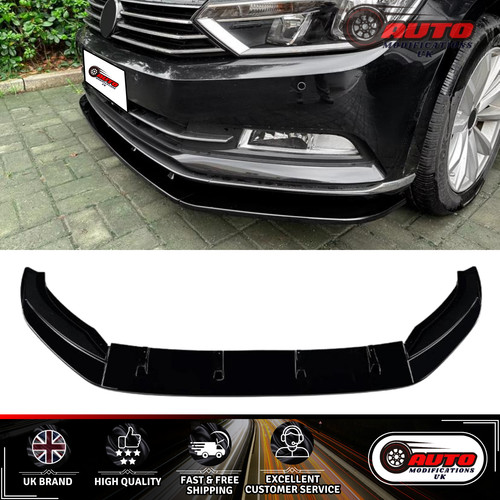 Passat gloss black front - black,