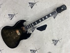 Epiphone SG Modern Guitar Husk Flame Black Repaired