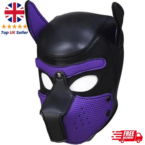 Faux leather adult puppy - puppy, hood