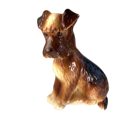 Airedale terrier dog figurine - airedale,