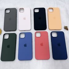 Custodia originale in silicone con MagSafe per iPhone 16 Pro Max 15 Pro 14 13 12