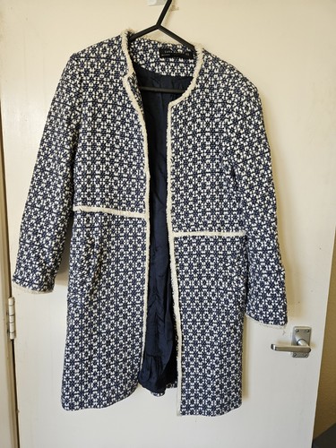 Zara women blue and - blue, white