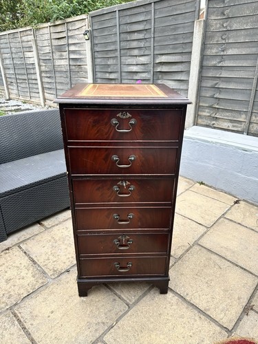 Antique style orange leather - style,