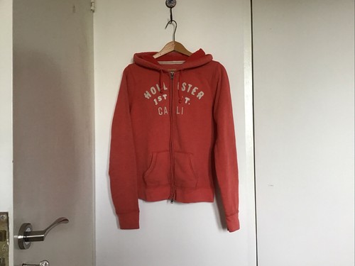 Hollister hoodie size orange - hollister,