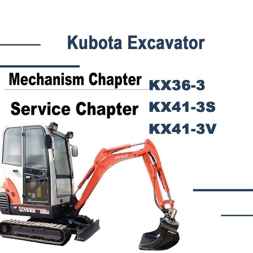Kubota kx41 kx36 3v - kubota, kx36-3