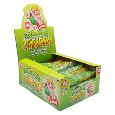 Zed Candy Jawbreakers Sour Apple Flavour  24x49.5grams Retro Sweets