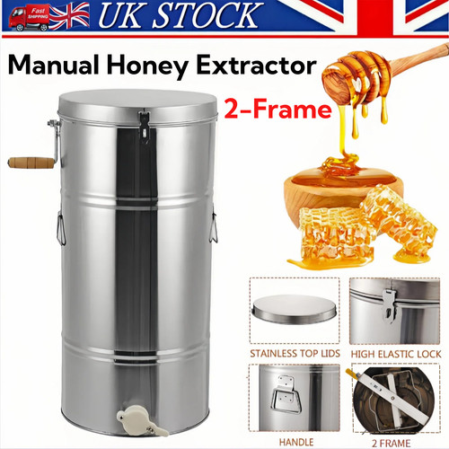 Manual honey extractor frame - manual, 2-frame