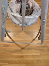Baby Swing with Padded Seat and Safety Harness