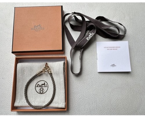Hermes glenan grey leather - glenan,