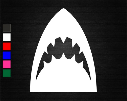 Shark jaws vinyl decal sticker - shark,