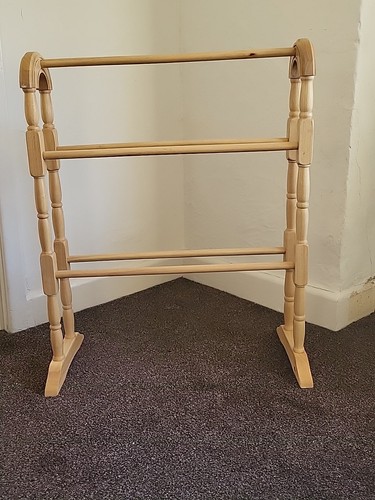Wooden stand alone clothes - wooden,