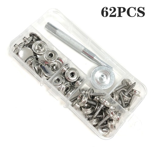 62x snap fasteners - kit,