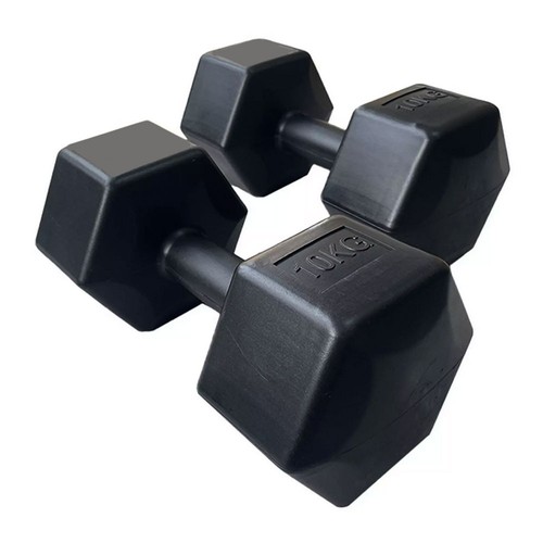 Hex dumbbell cement - hex, weights