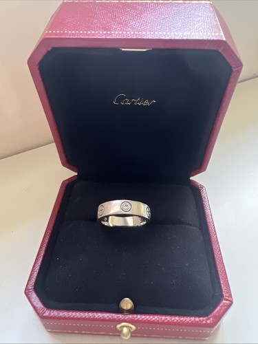 Cartier love ring 18ct white - love,