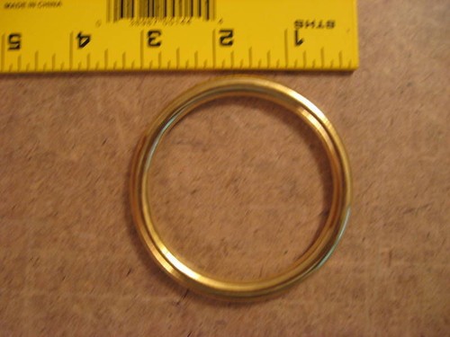 Solid brass o rings - brass,