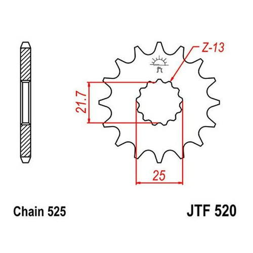 Sprocket z16 525 - sprocket,