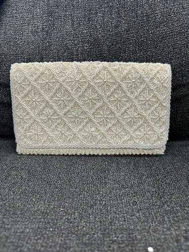 Vintage pearl beaded - beaded, envelope
