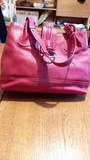 Ladies Red Leather Bag TODS