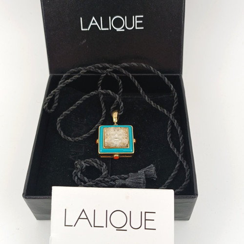 Lalique aréthuse pendant 18ct - aréthuse,