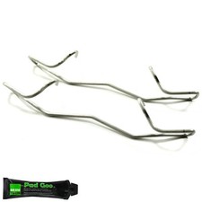 2X REAR BRAKE PAD FITTING KIT CALIPER SPRINGS FITS: VOLVO S40 2004-2015 BPF1755Z