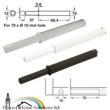 Push Door Catch Concealed Long