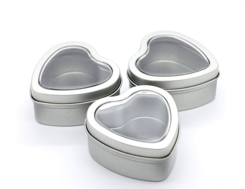 Small silver heart - small,