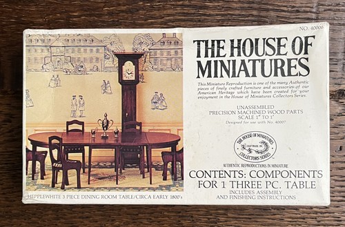 House miniatures kit dining - miniatures,
