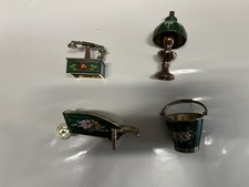 4 Hand Painted Miniature