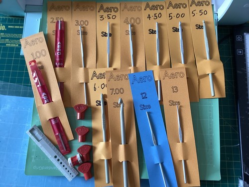 Aero crochet hooks - hooks, and