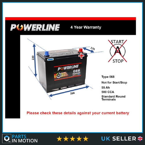 Battery fits fiat - fits,