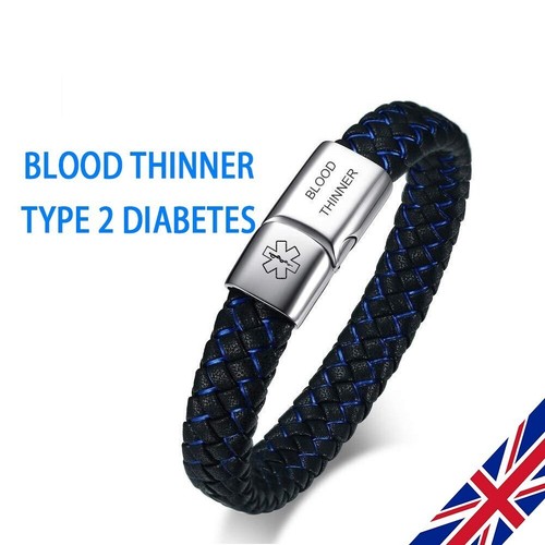 Leather braided medical - pu,