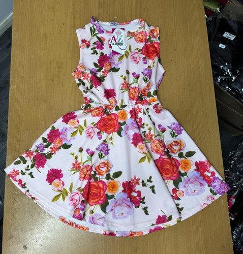 Girls floral skater dress kids - girls,
