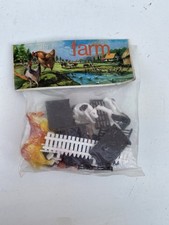 Unopened Bag Of Vintage Farm Animal Toys