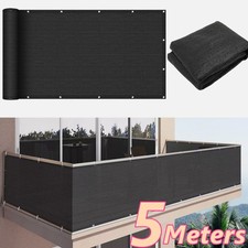 5M Privacy Garden Fence Panel Cover Balcony UV Protection Shade Screen Patio UK