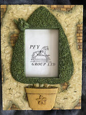 Gardener's Photo Frame 8 x 6" Topiary Tree Retro Resin, for pic 2.4" x 3.5"