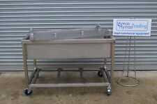 Brine tank 225 Li DIP TANK Weighted separator plate ALL STAINLESS STEEL FREE P+P
