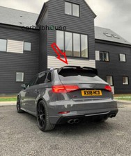 Gloss Black Rear Boot Spoiler For Audi RS3 A3 S3 RS3 8V Sportback 5 Door 2013+