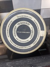 Le Creuset Cream Cast Iron Whistling Kettle 2.1 Litres With Lovely Patina