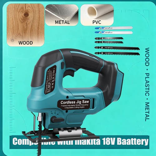 Cordless jig saw - jig, blades