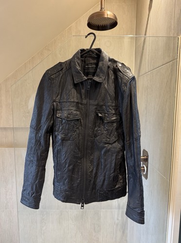 Allsaints men leather jacket - men's,
