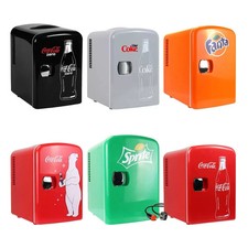 Coca Cola 4L Mini Fridge 6 Can Portable Cooler & Warmer in 6 Designs