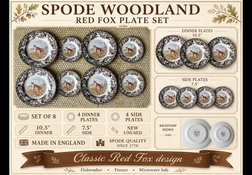 Spode woodland red fox - spode,