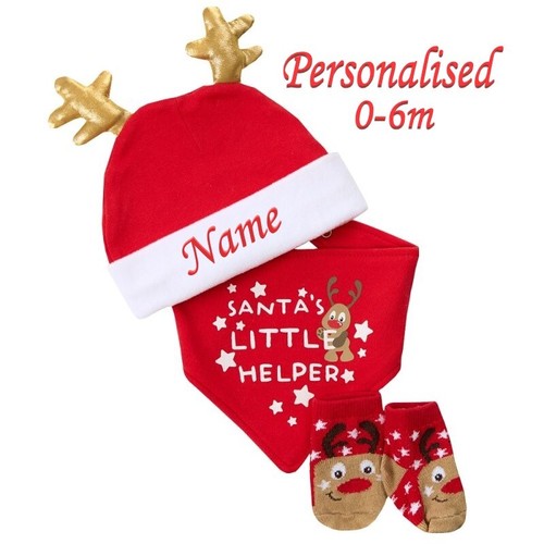 Personalised name baby - baby, santa