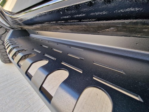 Off road metal side steps - off,